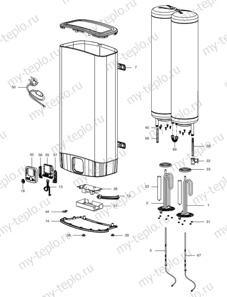 Запчасти Ariston ABS VLS EVO QH 80 купить в Каслях