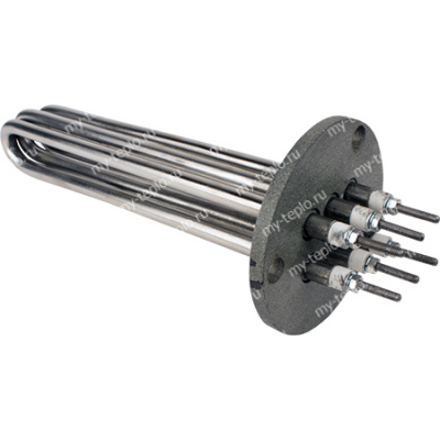 Блок ТЭНБ 9 кВт (220/380) плоский фланец (для Эльбрус) углерод. ст (umtELBRUS9ugl)