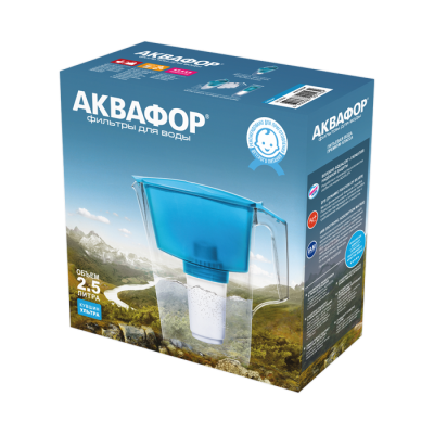 Фильтр-кувшин Аквафор Ультра модель P87А5F (голубой) (512086)